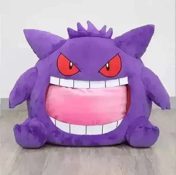 Gengar Plush Cushion With Blanket - Image 6