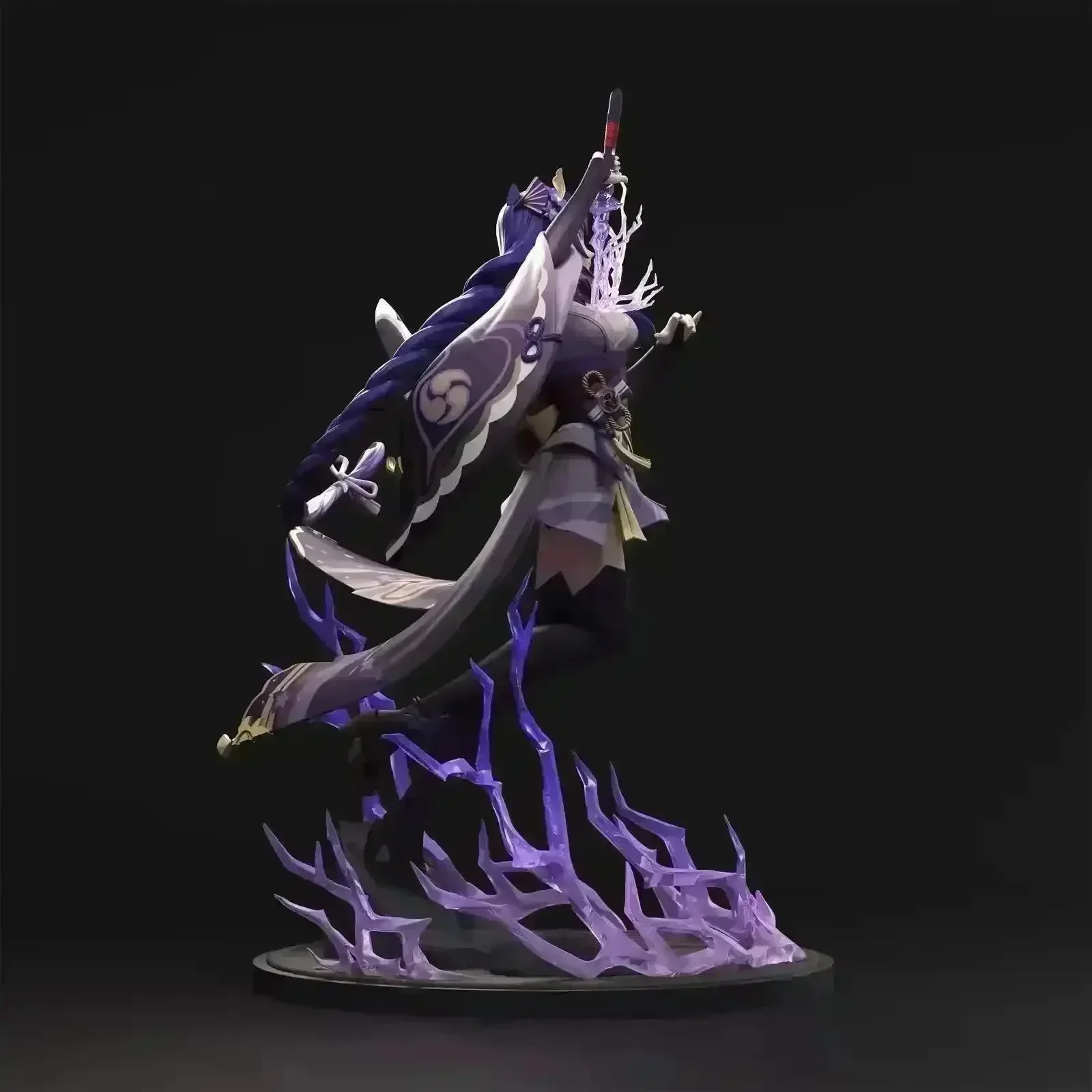 Genshin Impact Raiden Shogun Action Figure (28 cm) - Image 4