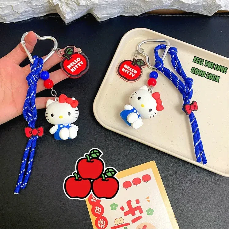Genuine Hello KT Classic Red-Blue Keychain - Image 4