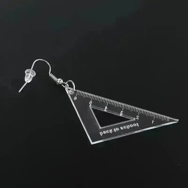Geometric Instruments Asymmetric Dangle Earrings - Image 6