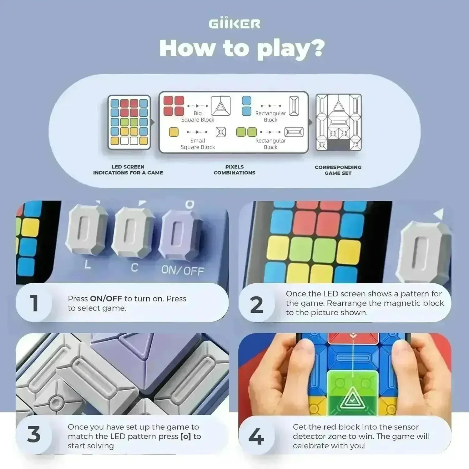 GiiKER Super Slide Smart Sensor Puzzle - Image 4