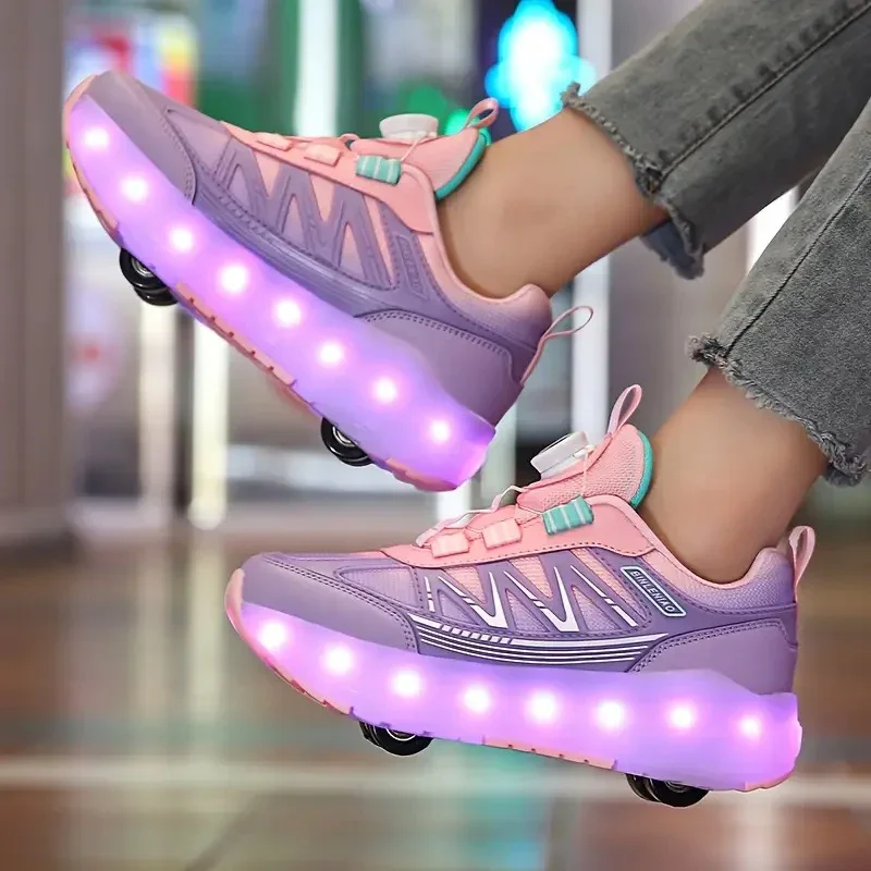 Gleam & Glide Light-Up Skate Shoes - Image 3