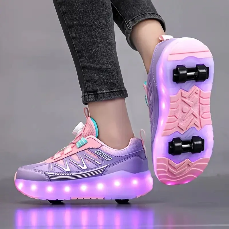 Gleam & Glide Light-Up Skate Shoes - Image 4