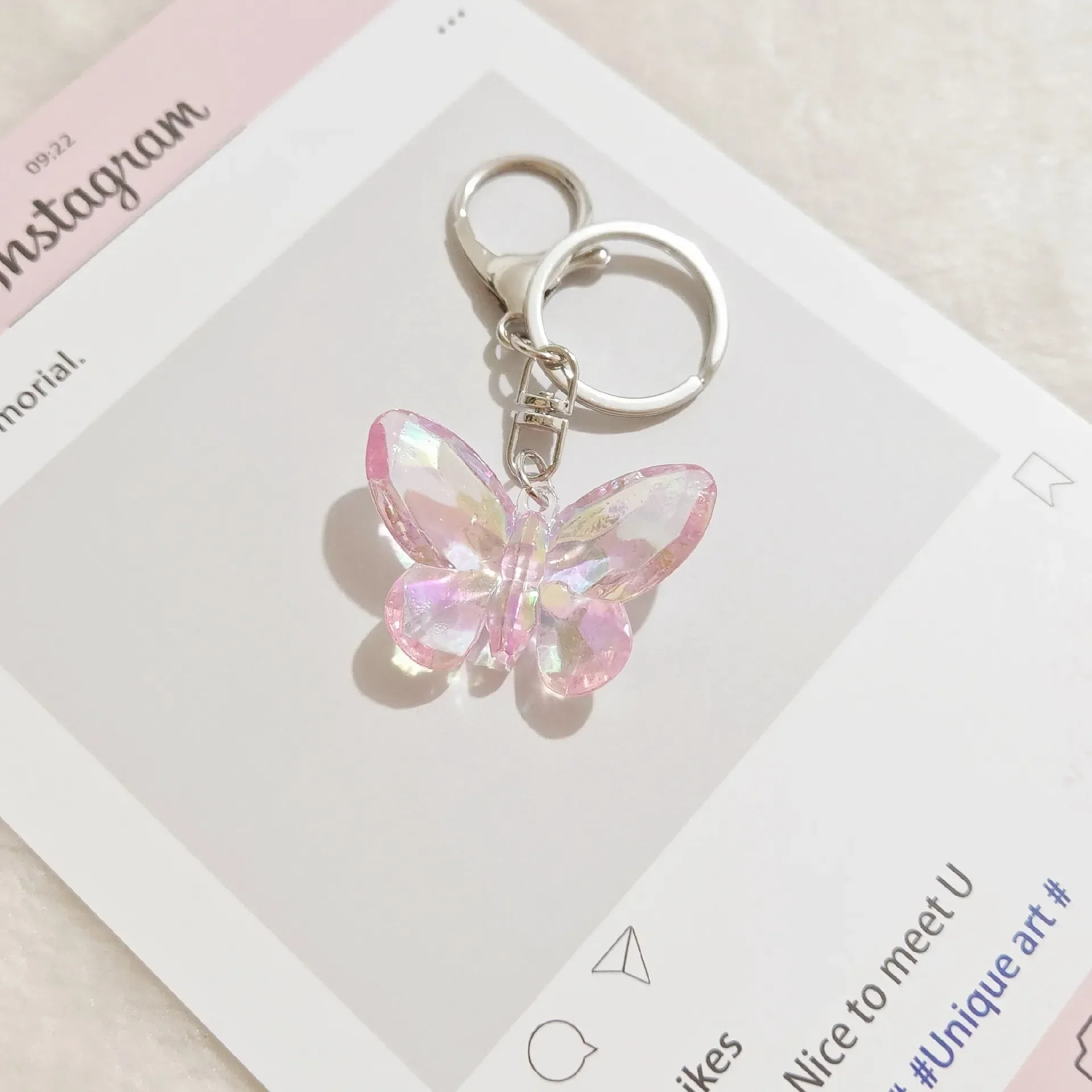 Glimmerwing Butterfly Crystal Keychain - Image 11