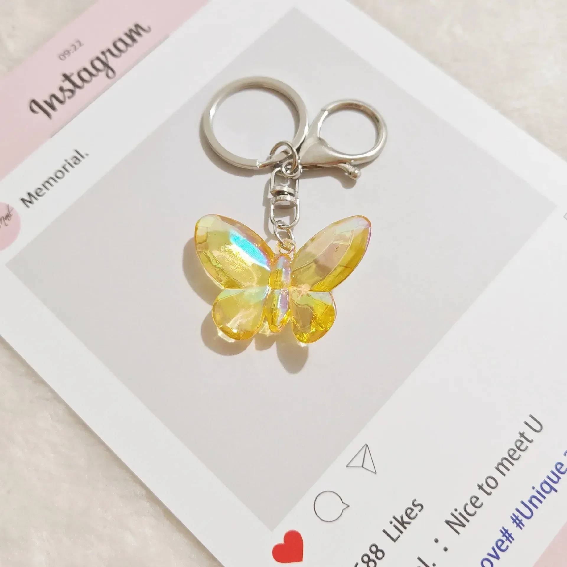 Glimmerwing Butterfly Crystal Keychain - Image 14
