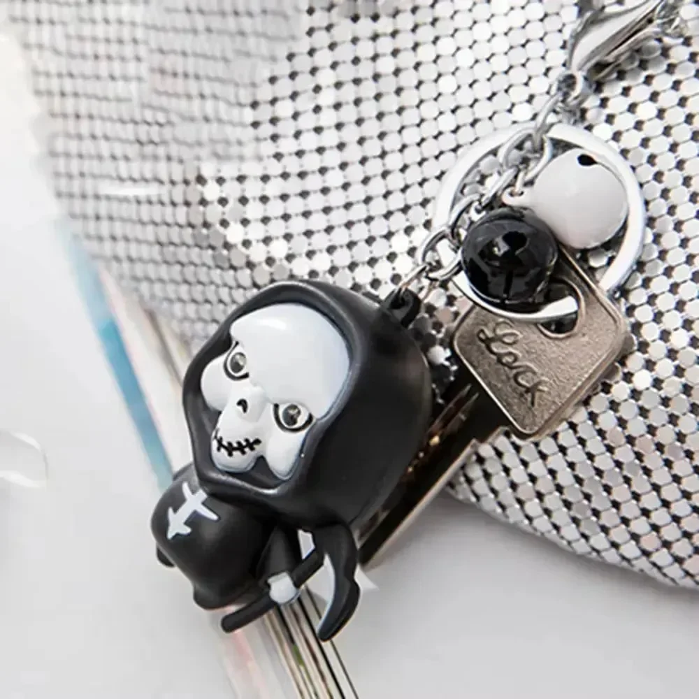 Glow & Sound LED Grim Reaper Keychain - Image 3