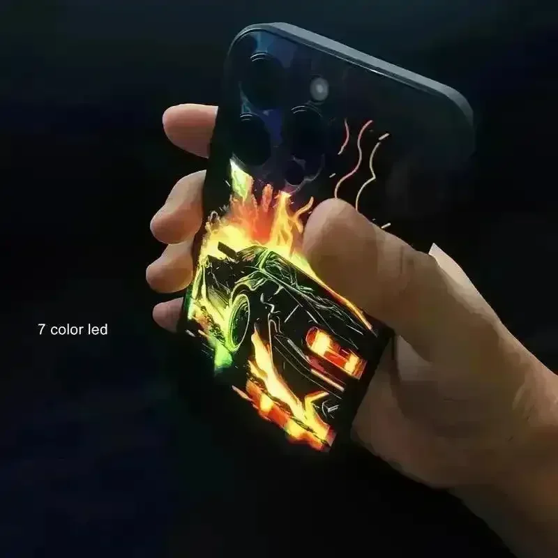 Glowing Car LED Smart Voice Controlled Cover (For iPhone) - Image 11