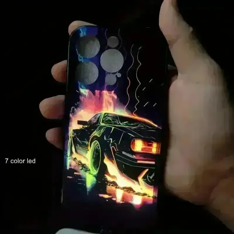 Glowing Car LED Smart Voice Controlled Cover (For iPhone) - Image 7