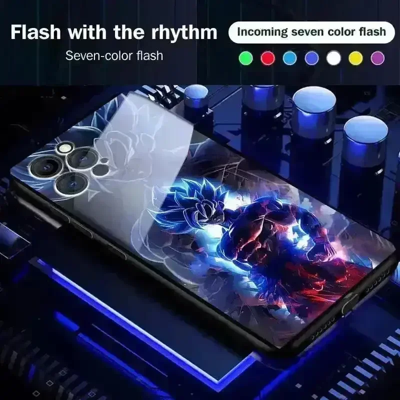 Glowing Dragon Ball Z Voice Controlled Smart LED Cover (For iPhone) - Image 4