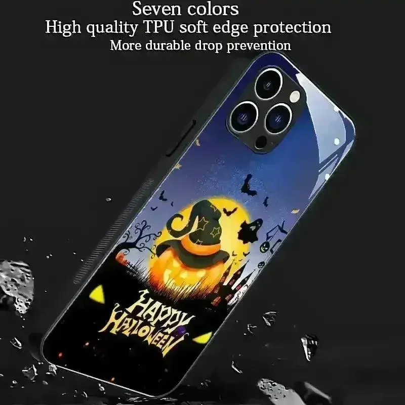 Glowing Halloween Theme Smart Voice Controlled Cover (For iPhone) - Image 7