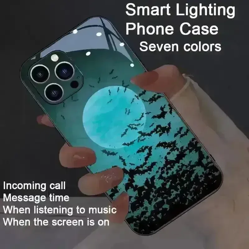 Glowing Halloween Theme Smart Voice Controlled Cover (For Samsung) - Image 6