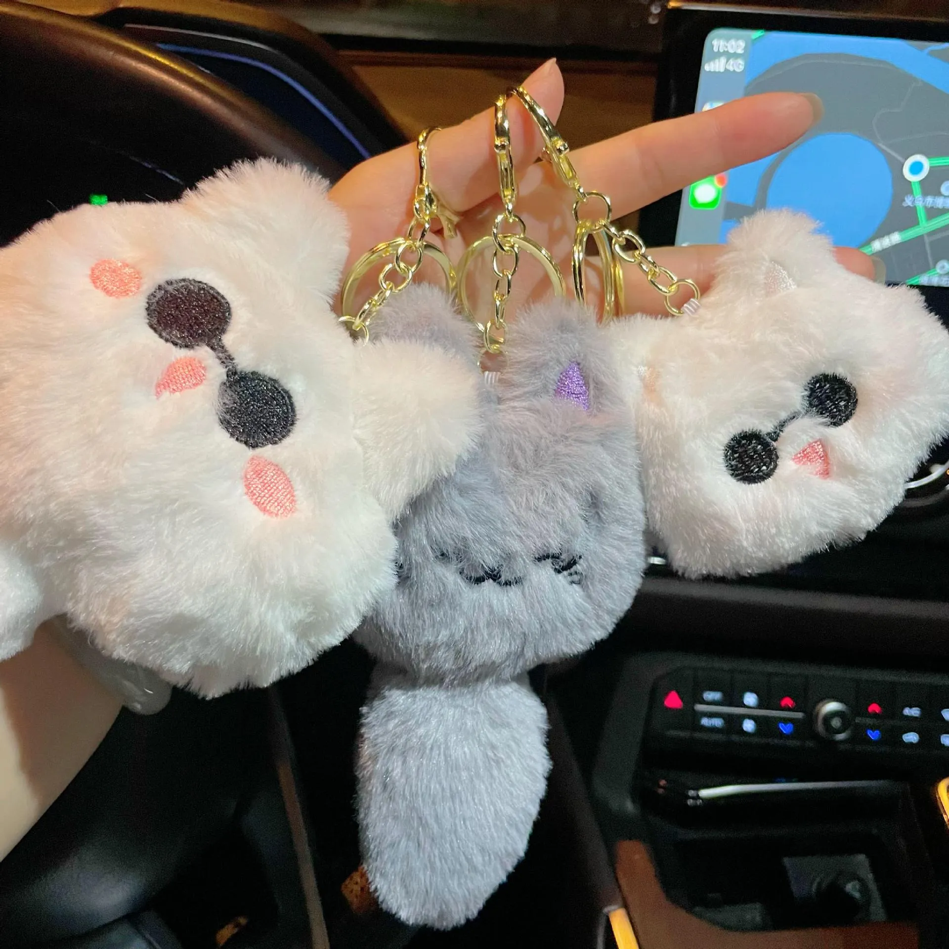 Gojo Satoru Squeaky Cat Plush Pendant - Image 2