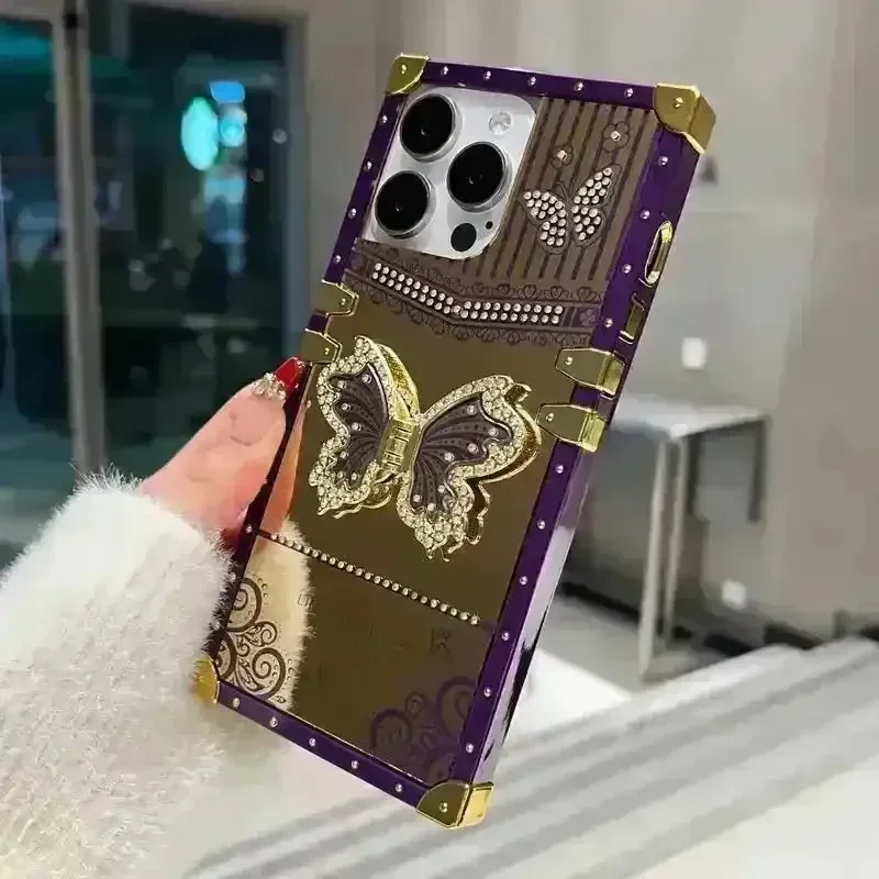 Gold Plated Butterfly Phone Case (For iPhones) - Image 3