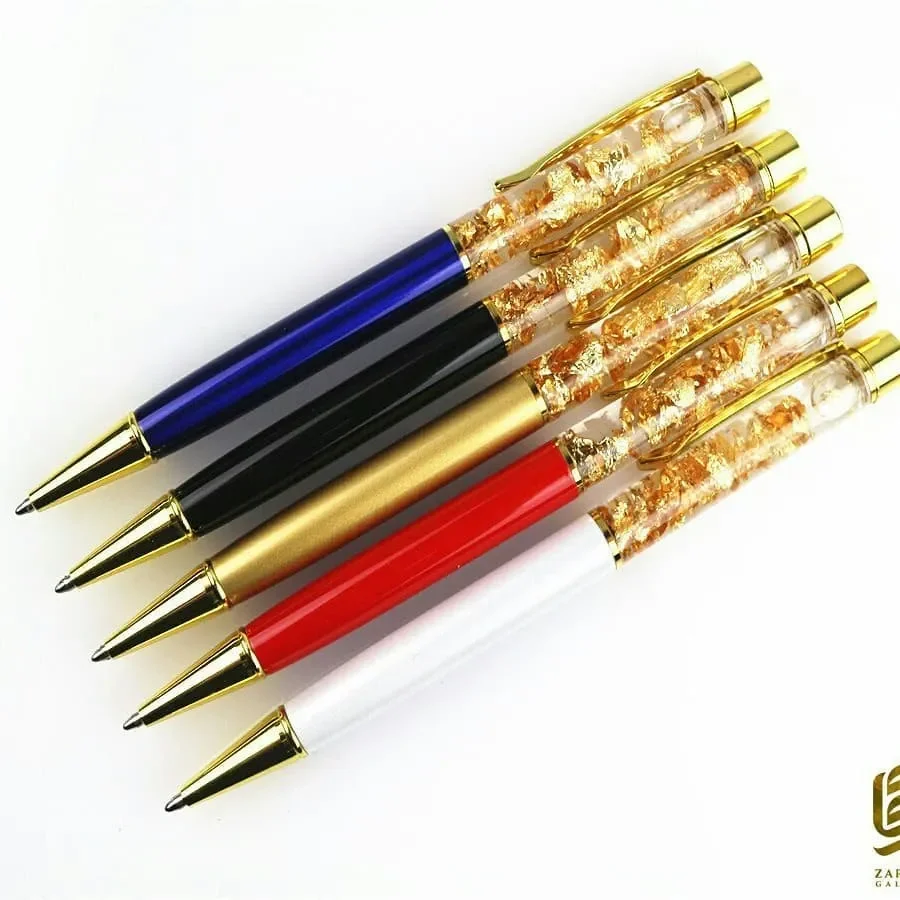 Golden Cascade Flakes Ballpoint Pen - Image 4