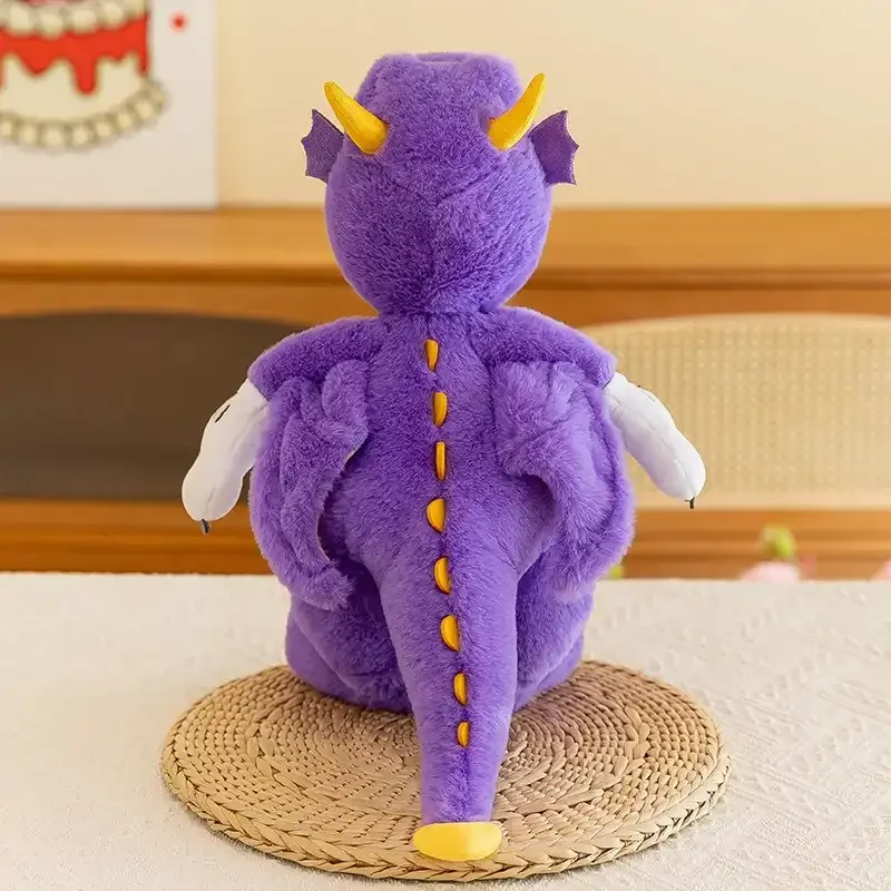 Goofy Purple Dragon Cosplay Plush - Image 2