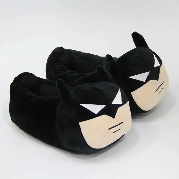 Gotham Glide Bat Knight Plush Slippers - Image 2