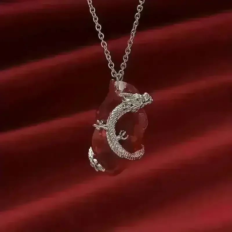 Gothic Dragon Heart Pendant - Image 4