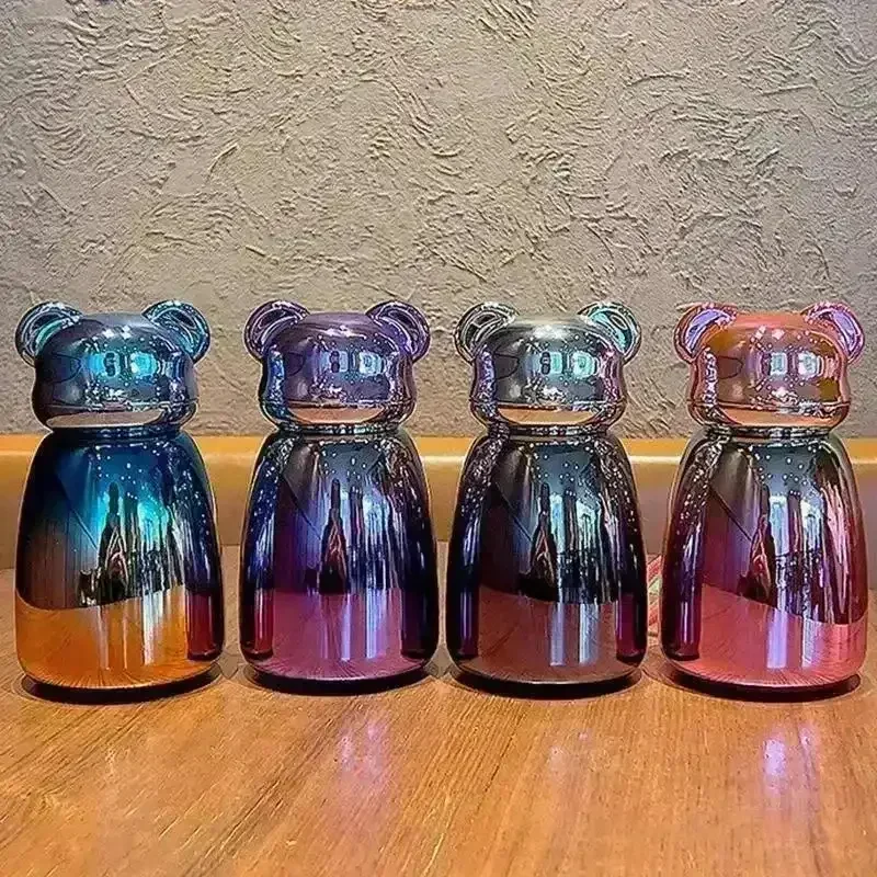 Gradient Bear Shaped Steel Bottle (460 ml) - Image 3