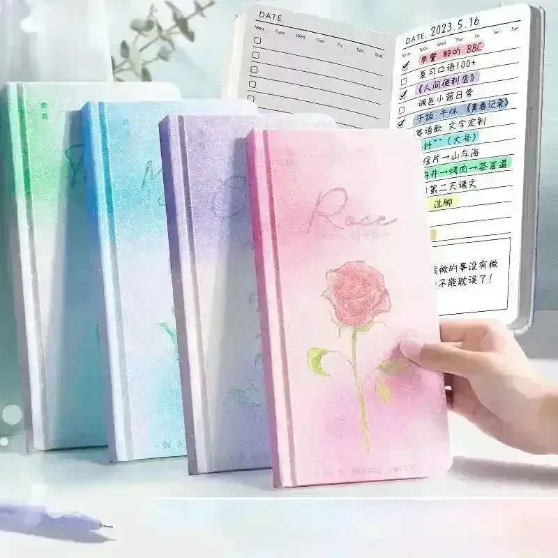 Gradient Flower Planner Notebook - Image 2
