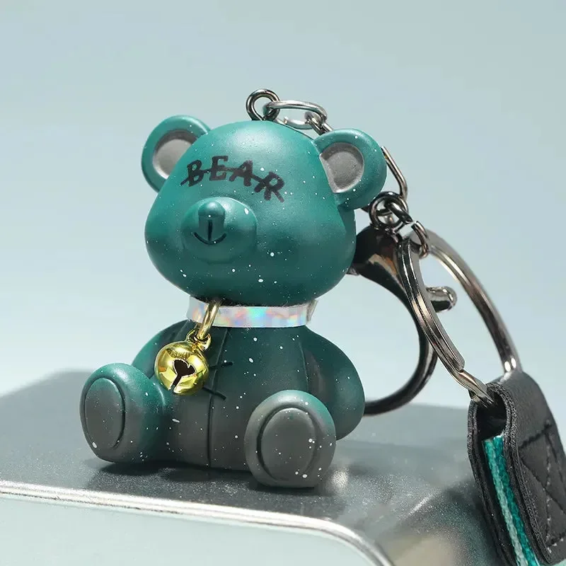Gradient Starry Sky Bear Acrylic Keychain - Image 15