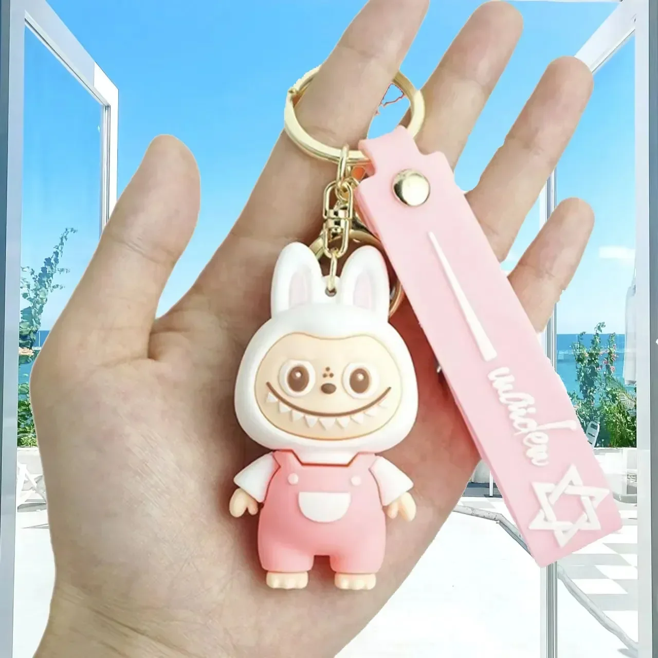 Gradient Vibes Laboobu 3D Keychain - Image 5