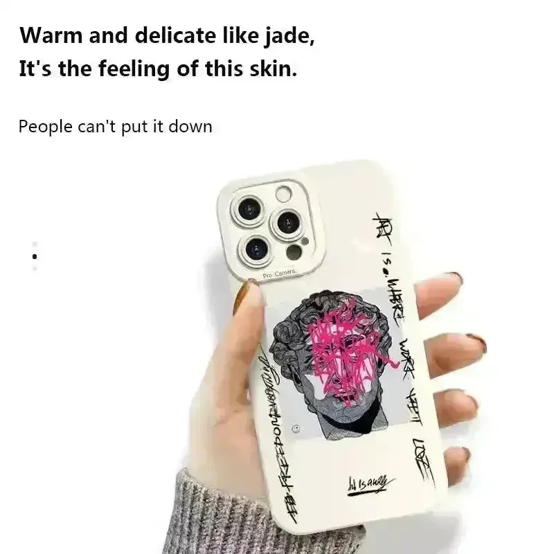 Graffiti Art Aesthetic Soft Phone Case (For iPhones) - Image 4