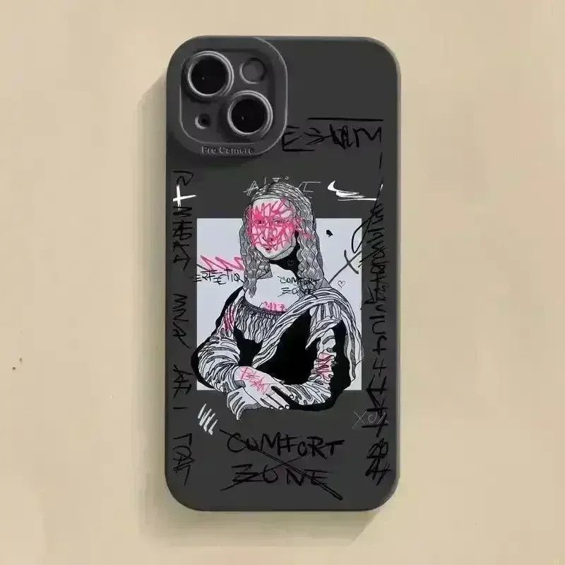 Graffiti Art Aesthetic Soft Phone Case (For iPhones) - Image 7