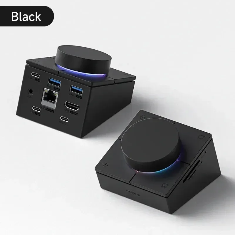 Hagibis Knob USB-C Hub With Shortcut Buttons Docking Station - Image 7