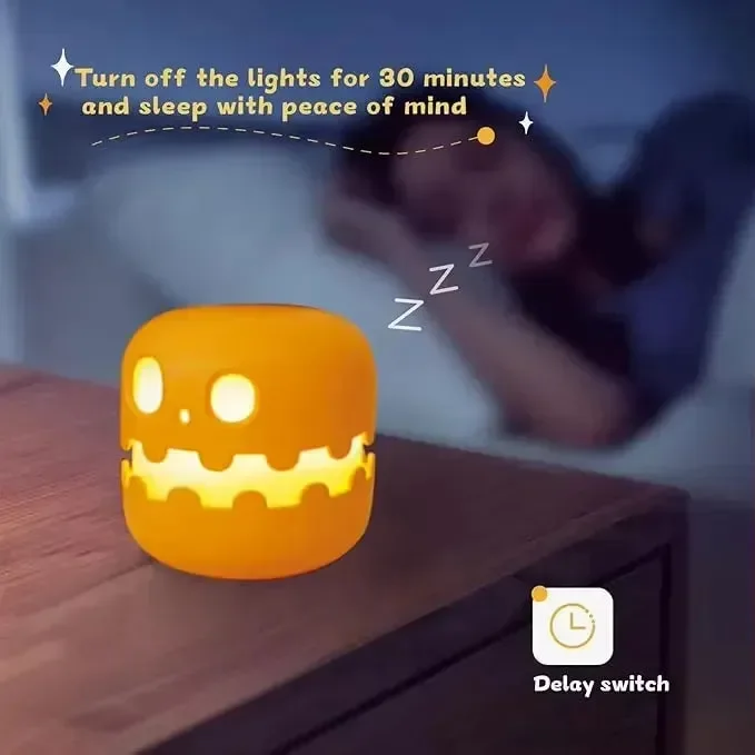 Glow-Lantern Pumpkin Night Lamp - Image 5