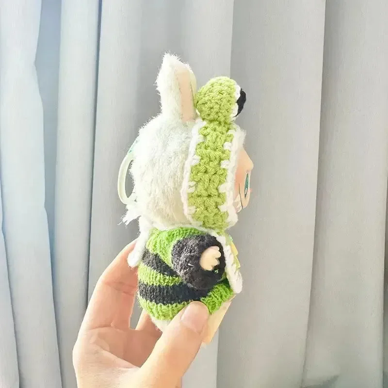 Handmade Labubu Crochet Animal Outfits - Image 13