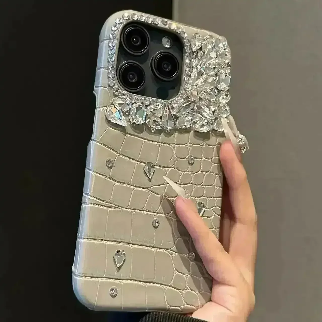 Handmade Rhinestone Phone Case (For iPhones) - Image 6