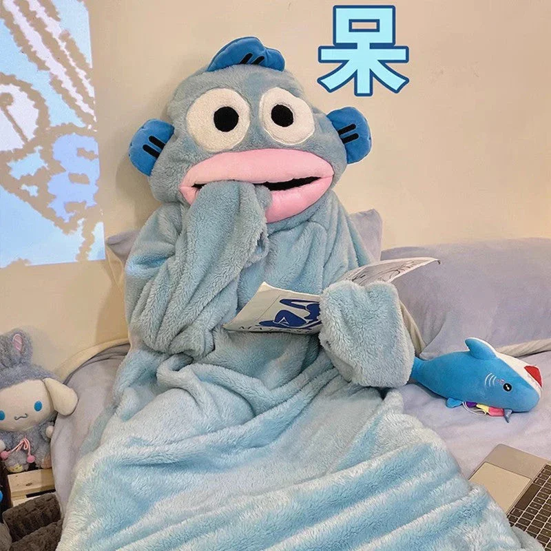 Hangyodon Fuzzy Hooded Onesie - Image 3
