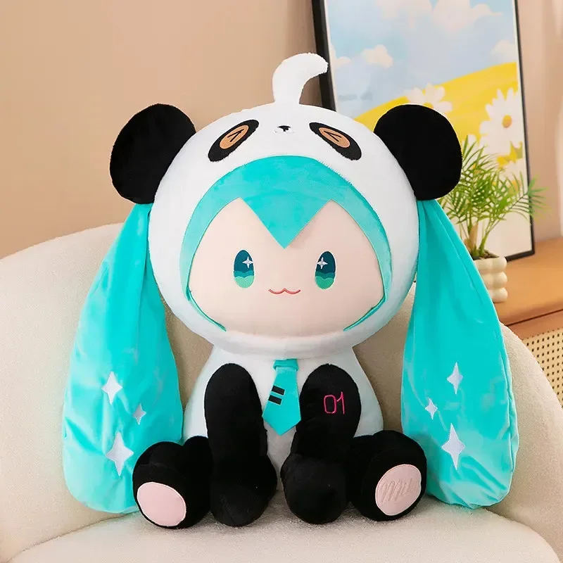 Hatsone Miku Panda Cosplay Plushie - Image 5