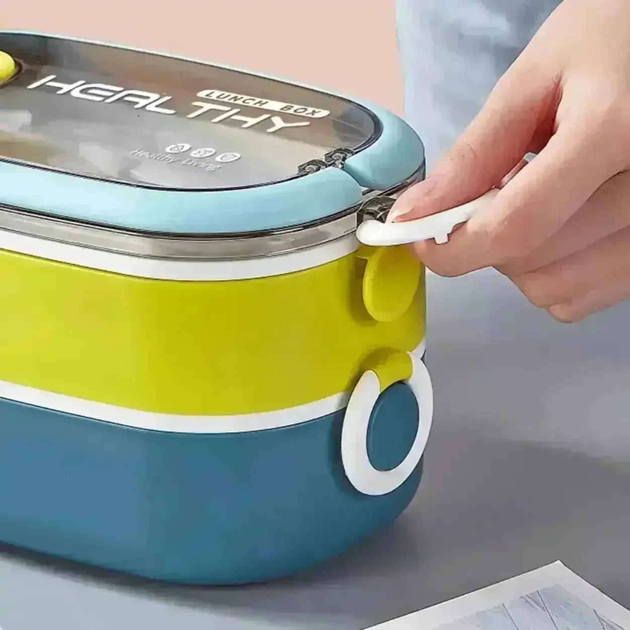 Healthy Double Layer Lunch Box - Image 2