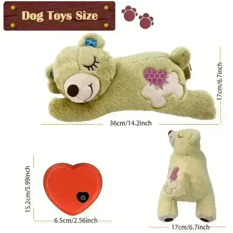 Heartbeat Sounds Bear and Puppy Plushie - Image 20