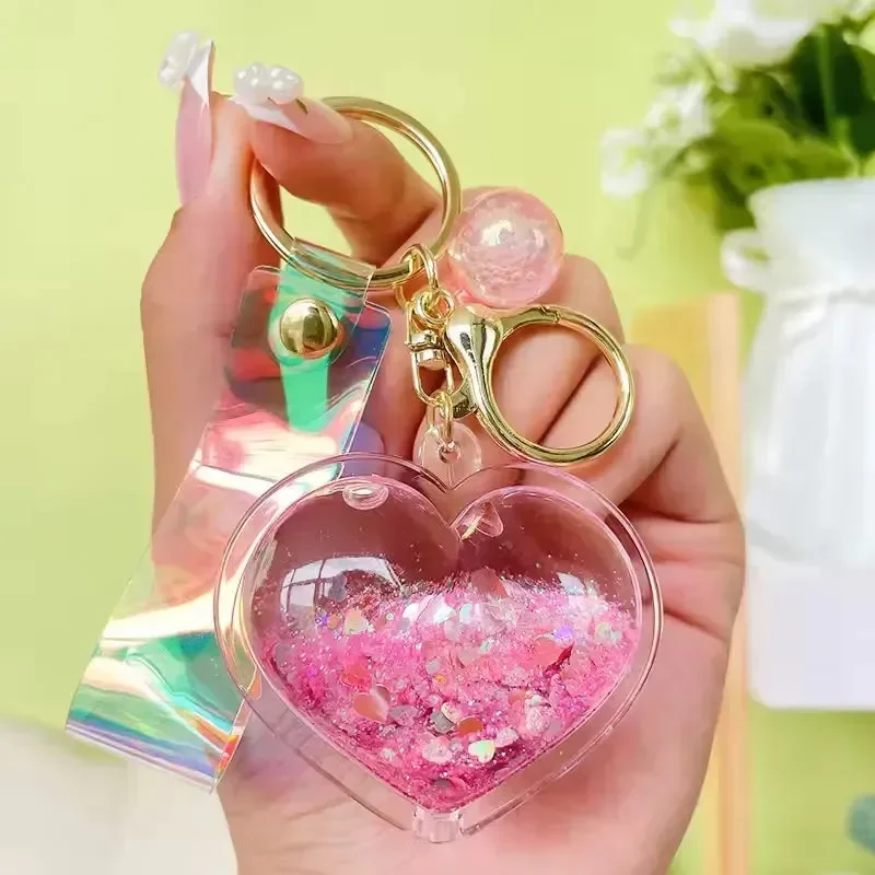 Heartfelt Hues Liquid Glitter Keychain - Image 10
