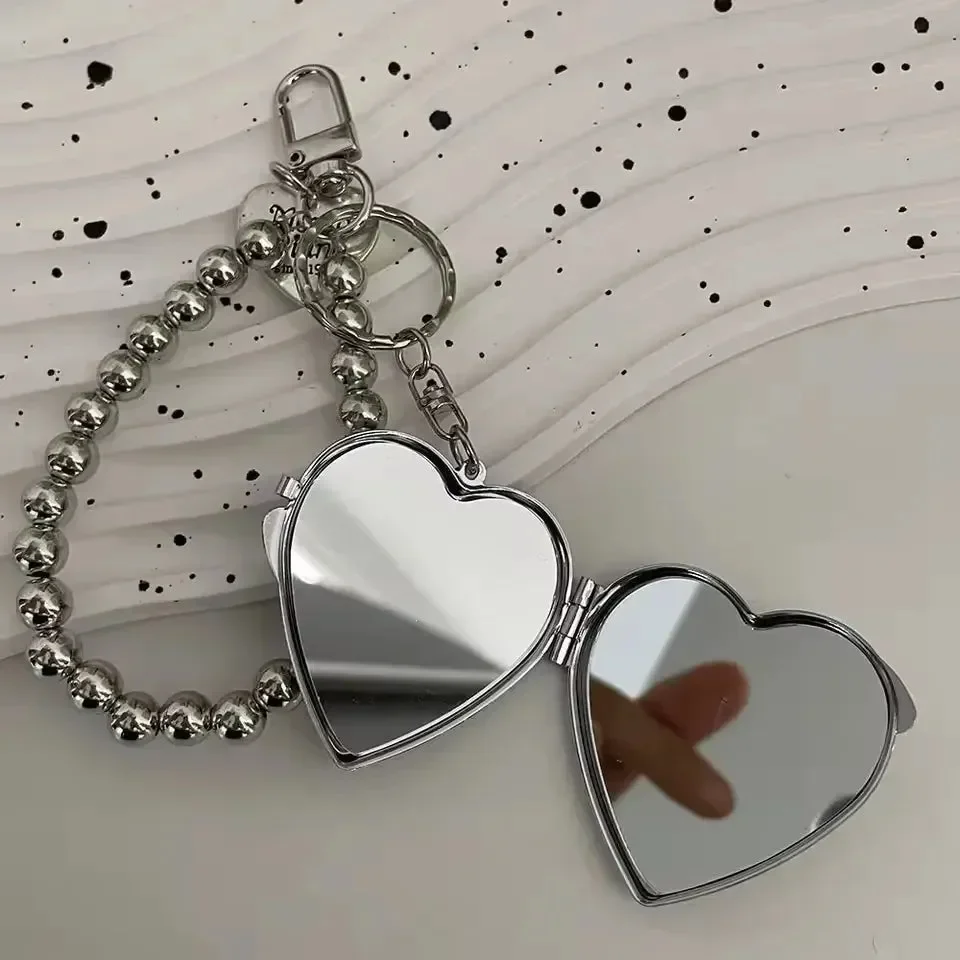 Heartfelt Reflection Mirror Keychain - Image 2