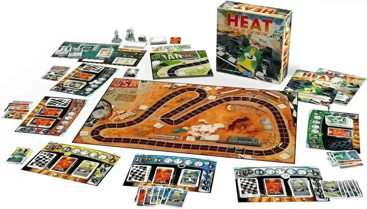 Heat: Pedal to the Metal Board Game - Image 4