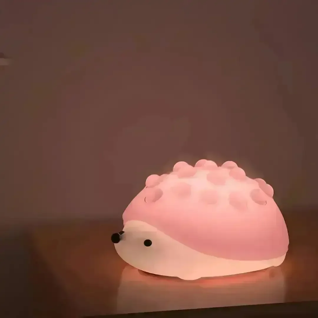 Hedgehog Pop It Silicone Night Light