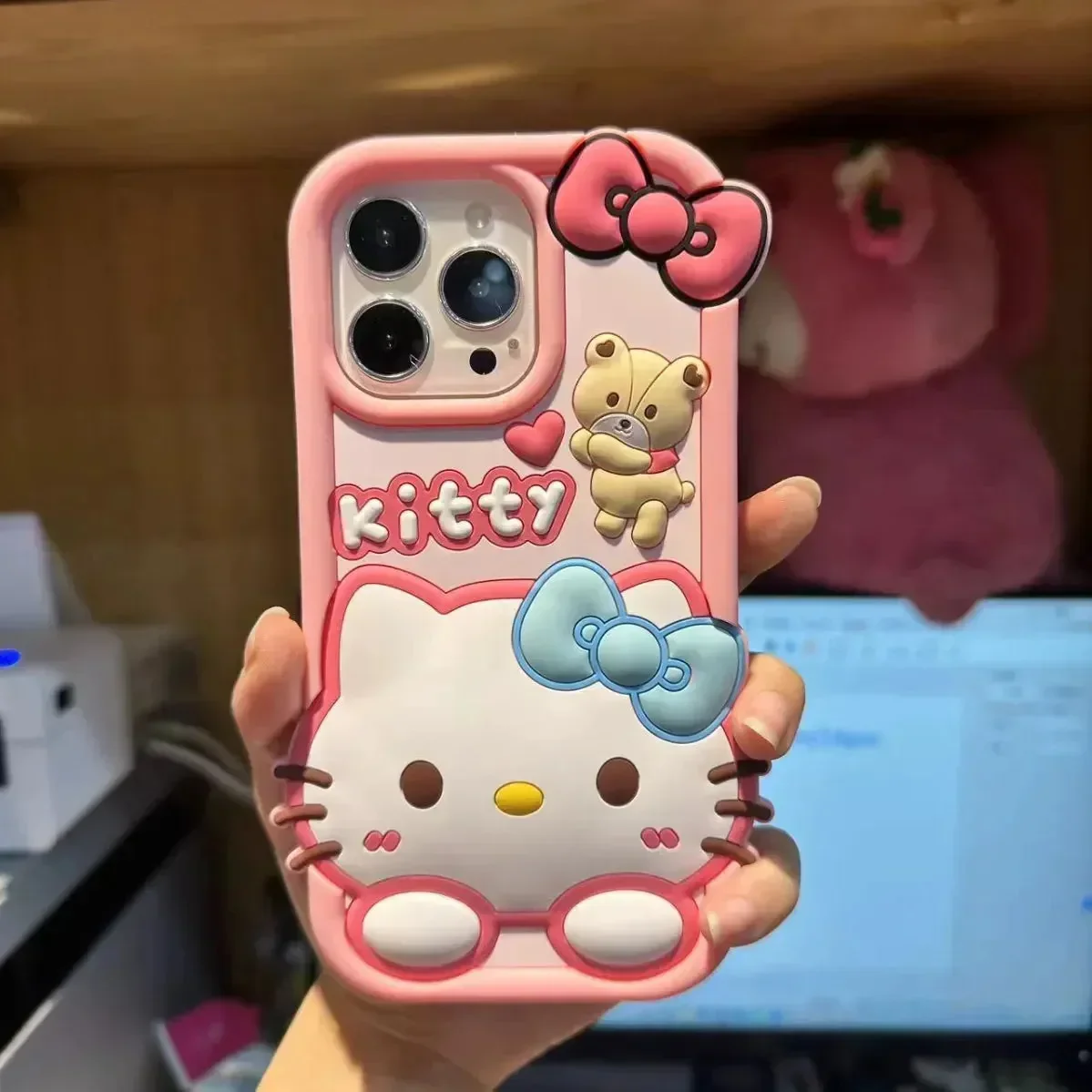 Hello Kitty Bow Funny Case (For iPhones) - Image 3