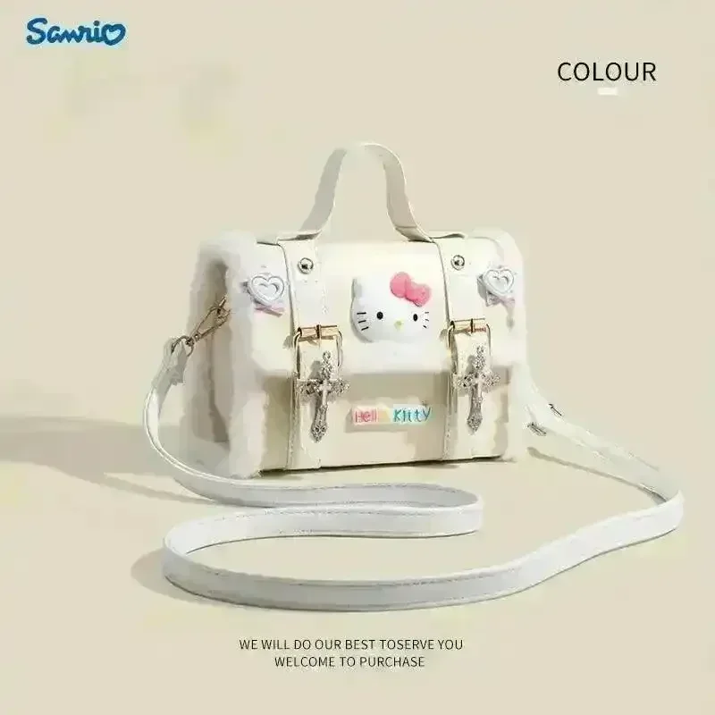 Hello Kitty Faux Fur Luxe Shoulder Bag - Image 2