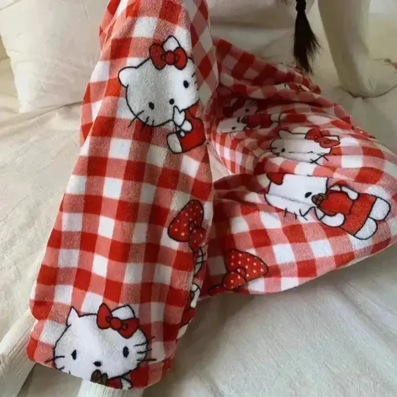 Hello Kitty Fuzzy Pajama Pants - Image 4