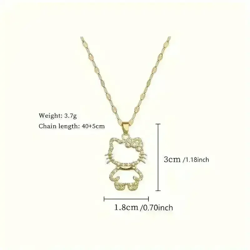 Hello Kitty Hollow Style Necklace - Image 9