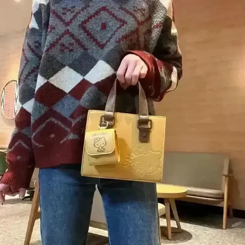 Hello Kitty Mustard Handbag - Image 4