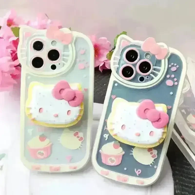 Hello Kitty Paw Print Tok Stand Phone Case (For iPhones) - Image 9