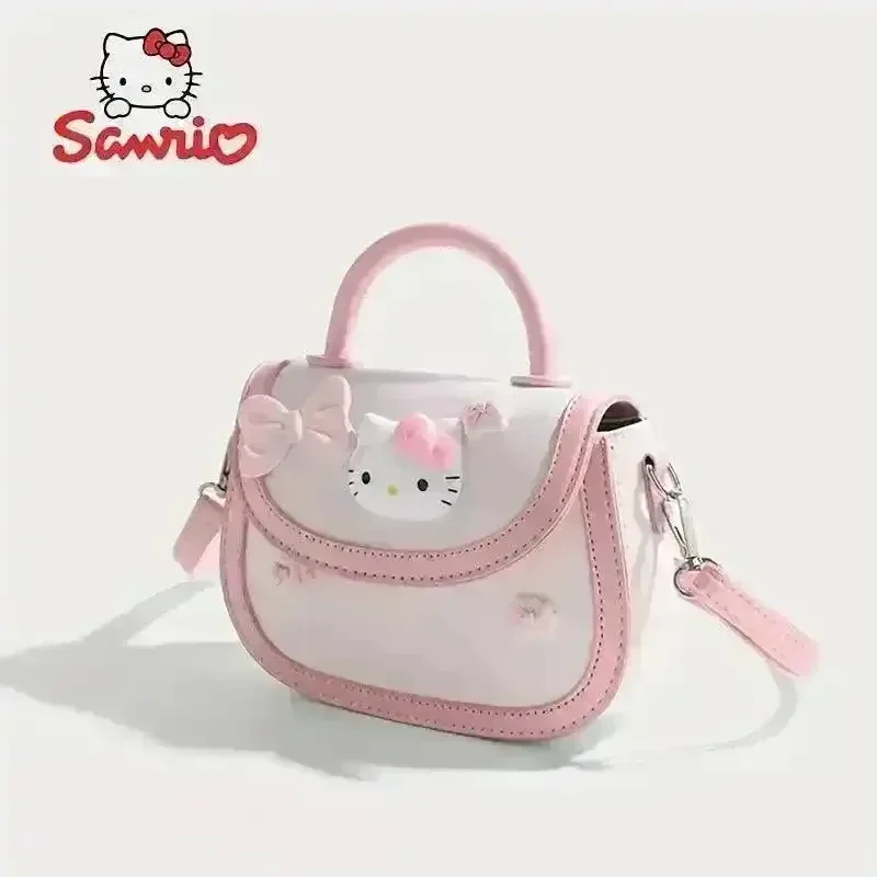 Hello Kitty Pink and White Saddle Bag - Image 3