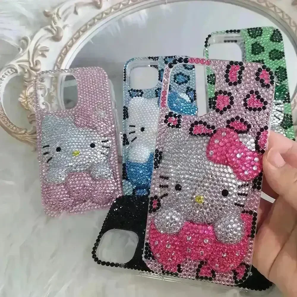 Hello Kitty Rhinestone Bling Phone Case (For iPhones) - Image 3