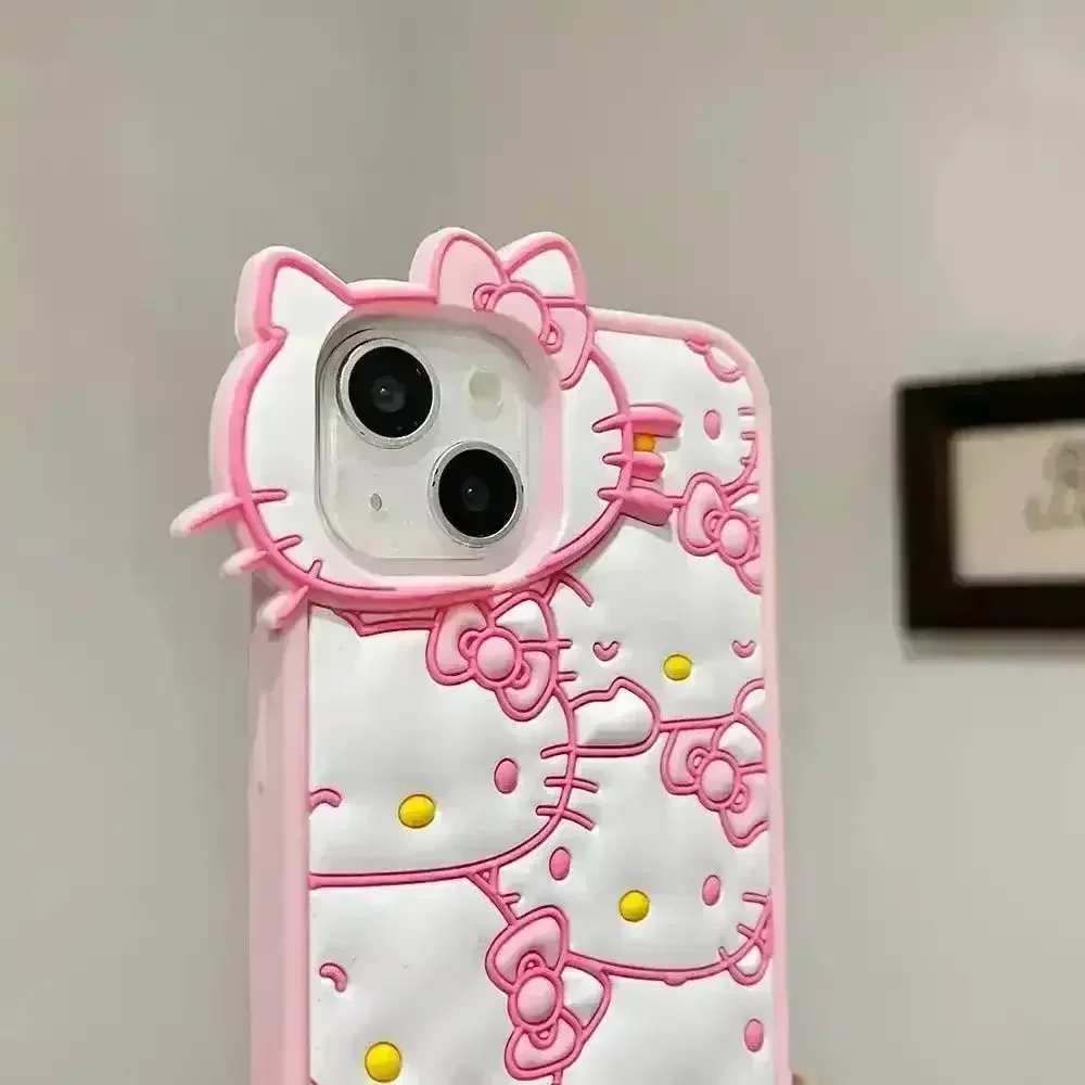 Hello Kitty White Pink Phone Case (For iPhones) - Image 6