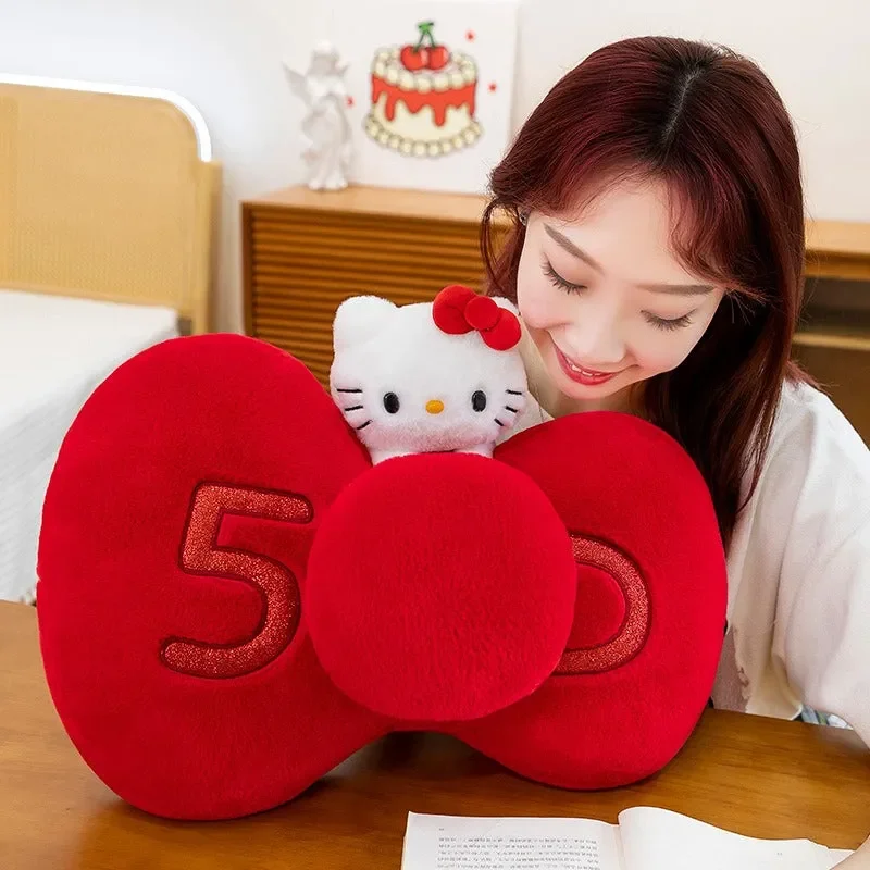 Hello KT 50th Anniversary Plush Pillow - Image 3