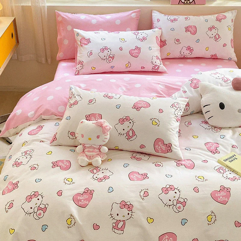 Hello KT Cotton Icon Bedding Set